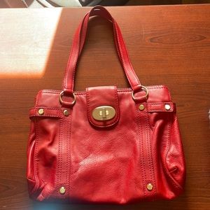 Michael Michael Kors purse Red Leather great condition gently used.